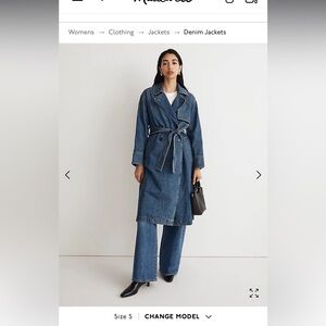 Madewell trench size L